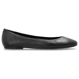 Sapatilhas Lanvin de couro preto Preto
