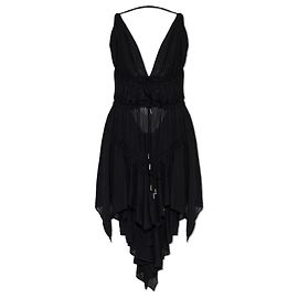 Dsquared2 Black Backless Dress Black