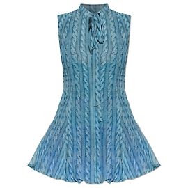 Autre Marque AVAVAV Ärmelloses blaues Mini Kleid Blau