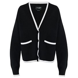 Kate Spade Wollcardigan Schwarz Schwarz