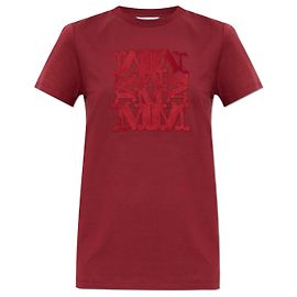 Max Mara Bravo T-Shirt Rot Baumwolle Rot