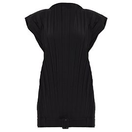 Robe plissée noire Maison Martin Margiela Noir