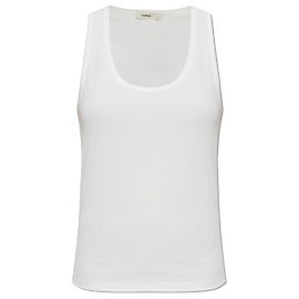 Autre Marque Pangaia White Sleeveless Cotton Top White