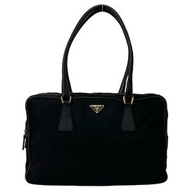 Sac 2way Prada Tessuto Saffiano Noir