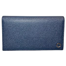 Bulgari Bvlgari Bvlgari Man Leather Wallet Blue