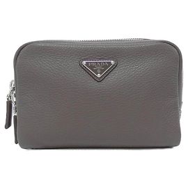 Borsa a tracolla Prada VIT.DAINO Argento Metallico