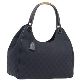 GUCCI GG Canvas Handtasche Schwarz 106494 Auth 211923V - Jerrillo Andere