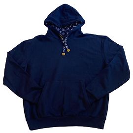 Louis Vuitton Monogram Hoodie in Dunkelblau Dunkelblau