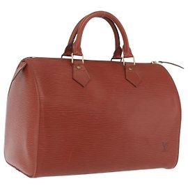 LOUIS VUITTON Epi Speedy 30 Sac à main Marron M43003 LV Auth fm5492A - Jerrillo Autre