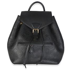 Louis Vuitton Black Monogram Empreinte Montsouris NM Preto
