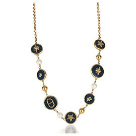 Colar D-Luck banhado a ouro Christian Dior Outro