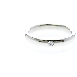 Autre Marque Tiffany Ehering aus Platin mit Diamant Silber