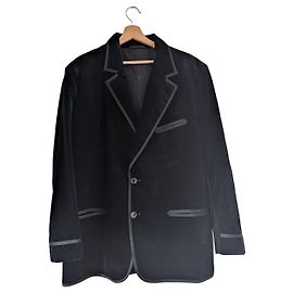 Louis Vuitton Samtjacke in Schwarz Schwarz