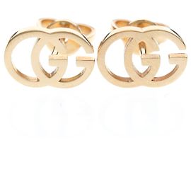 Orecchini a lobo Gucci Double G Pink Gold D'oro