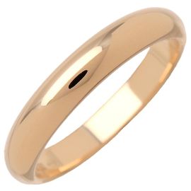 Cartier 1895 Ehering K18 750YG Gelbgold #55 US7.25 EU55 Golden