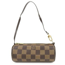 Louis Vuitton Damier Mini Pouch for Papillon Bag Ebene Marron