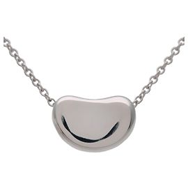 Tiffany & Co Bean Necklace Small SV925 Silver Silvery