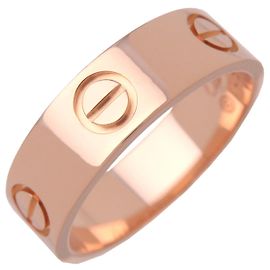 Anillo Cartier Love K18 750PG Oro Rosa #53 US6.5 EU53 HK14.5 Dorado