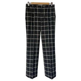 Autre Marque Schwarz karierte Hose Schwarz Andere