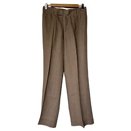Zara Leinenhose braun Braun