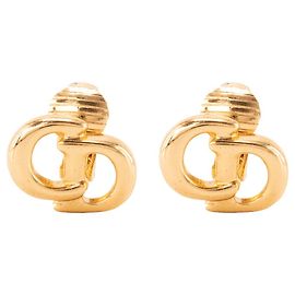 DIOR - Brincos Dior em metal dourado vintage Dourado