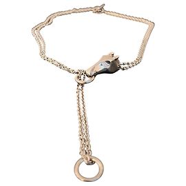Colar Hermès Au Galop em prata esterlina – Design raro e descontinuado Outro