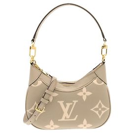 Bolsa de Ombro Louis Vuitton Two-Tone Monogram Empreinte Bege Cinza