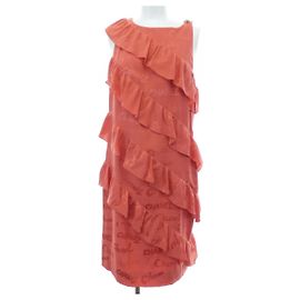 Chanel Silk Dress Orange