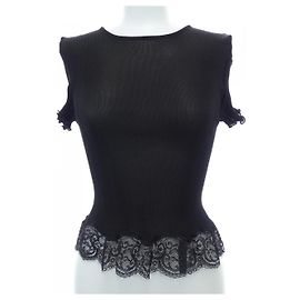 Yves Saint Laurent Top Saint Laurent Negro