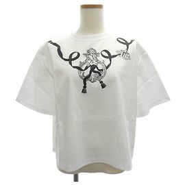 Hermès Camiseta de algodón Hermes Cartouche Ferronneries Blanco
