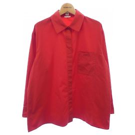 Hermès Camisa de algodón Hermes Crude Cell Caleche Roja