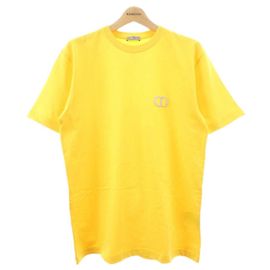 Camiseta de algodón Dior CD ICON Amarillo