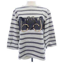 Hermès T-shirt in cotone Hermes L'INSTRVCTION DV ROY Marrone