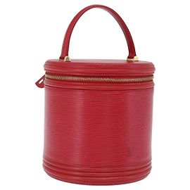 LOUIS VUITTON Epi Cannes Hand Bag Red M48037 LV Outro