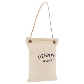 Hermès HERMES Aline Shoulder Bag Canvas Beige Other