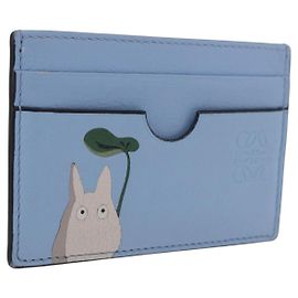 LOEWE x Studio Ghibli Little Totoro Card Case Leather Light Blue Other