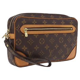 LOUIS VUITTON Monogram Marly Dragonne GM Clutch Bag M51825 LV Altro