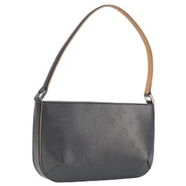 LOUIS VUITTON Monogram Mat Fowler Hand Bag Navy M55145 LV Altro