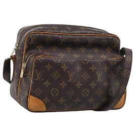 LOUIS VUITTON Monogram Nile Shoulder Bag M45244 LV Outro