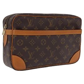 LOUIS VUITTON Monogram Compiegne 28 Clutch Bag M51845 LV Otro