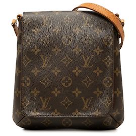 Louis Vuitton Brown Monogram Musette Salsa PM Long Strap Marrone