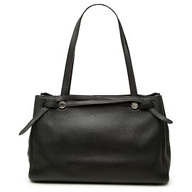 Hermès Black Buffalo Cabana Tote Black