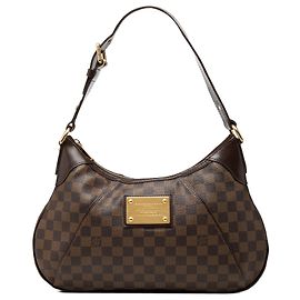 Louis Vuitton Brown Damier Ebene Thames GM Marrom
