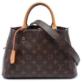 Louis Vuitton Brown Monogram Montaigne BB Brown