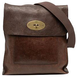 Mulberry Antony Crossbody en cuir marron Marron Marron foncé