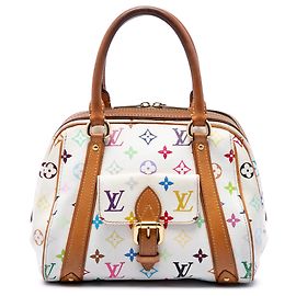 Louis Vuitton White Monogram Multicolore Priscilla White