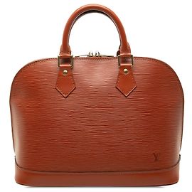 Louis Vuitton Brown Epi Alma PM Brown