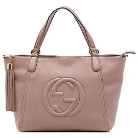 Bolsa Gucci Soho Cellarius em couro de bezerro marrom Marrom Carne
