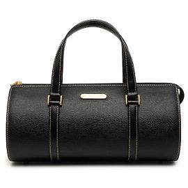 Borsa a mano Burberry in pelle nera Nero