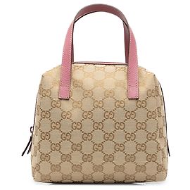 Sac Gucci Balthus Tofu Mini GG Canvas Beige Autre
